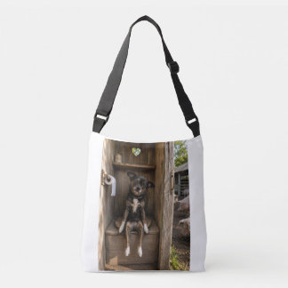 Funny Chihuahua Selfie Farm Crossbody Bag