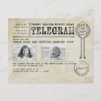 Funny Childhood Photos | Save the Date Telegram