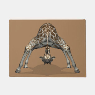 Funny Childish Giraffe Doormat