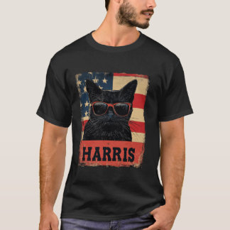 Funny Childless Cat Ladies For Harris 2024 T Shirt