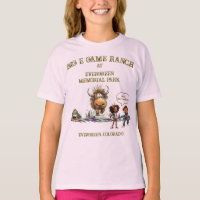 Funny children bison American buffalo 1 T-Shirt