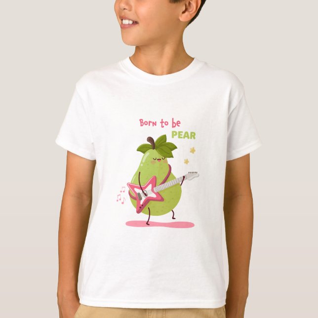 Funny children's illustration of a rock pear T-Shirt (Front)