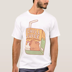 Funny Chill Juice Capybara Approved Juice Box T-Shirt