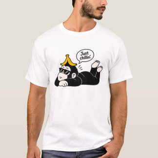 Funny Chillin Gorilla Men's T-Shirt - Banana Humou