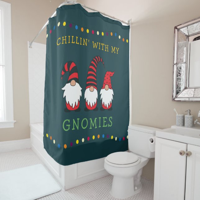 Funny Chillin' With My Gnomies Christmas Pun |  (In Situ)