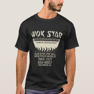 Funny Chinese Restaurant Wok Star Stir Fry T-Shirt