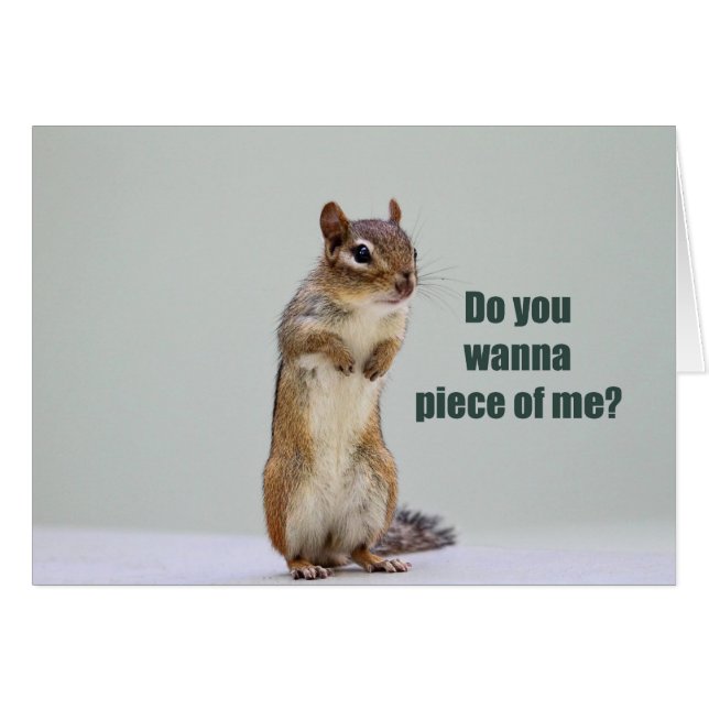 Funny Chipmunk Photo (Devant horizontal)