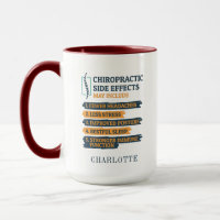 Funny Chiropractic Side Effects Gag Personalized