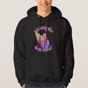 Funny Chlamydia Survivor Graphic Meme Hoodie
