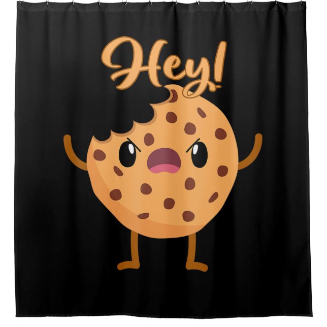 Funny Chocolate Chip Cookie A Bite Taken Out (Front)