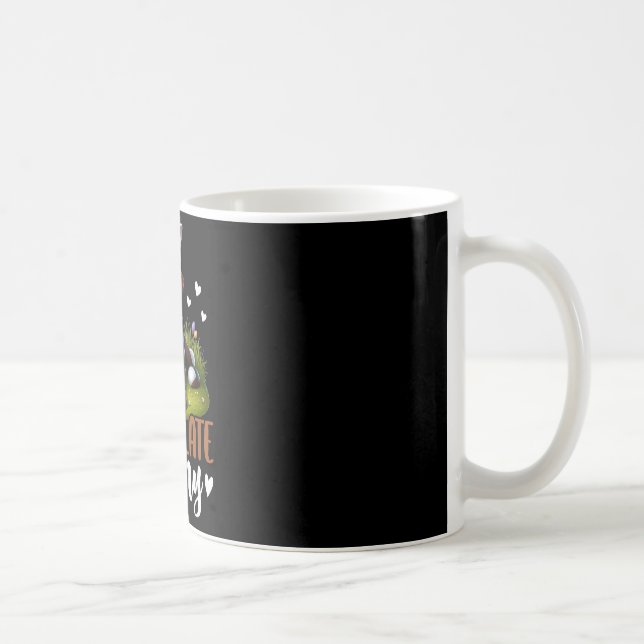 Funny Chocolate Labrador Bunny Easter Festive  Coffee Mug (Right)