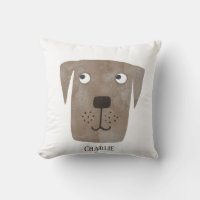 Funny Chocolate Labrador Retriever Dog Custom Name