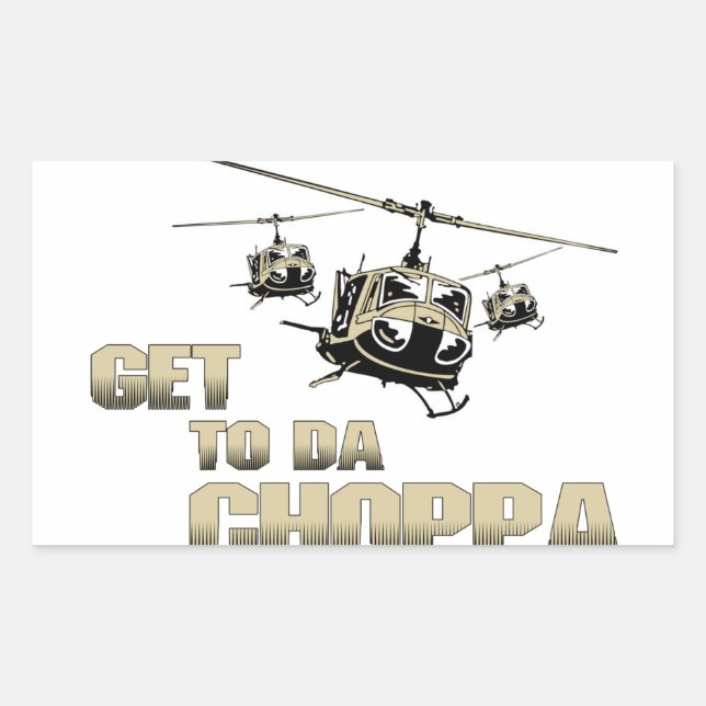 Funny Choppa Sticker (Front)