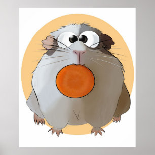 Funny Chouchou The Guinea Pig Gift Lovers Poster