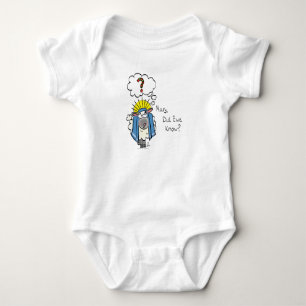 Funny Christian Christmas Cute Sheep Cartoon Baby Bodysuit