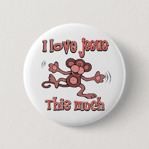 Funny Christian design 2 Inch Round Button