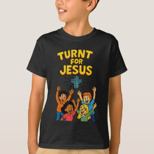 Funny Christian Faith Party Praise Turnt For Jesus T-Shirt