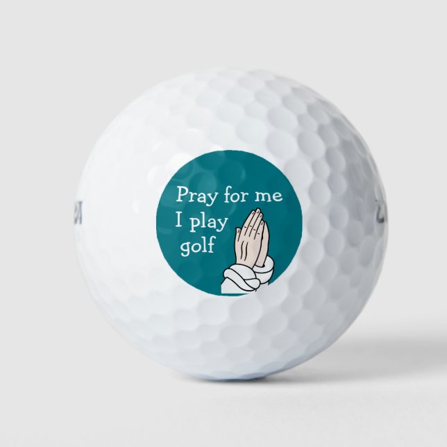 Funny Christian Golf Humour Balls (Front)