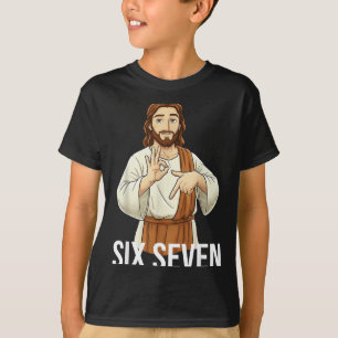 Funny Christian Jesus Six Seven 67 Faith Humor Chr T-Shirt