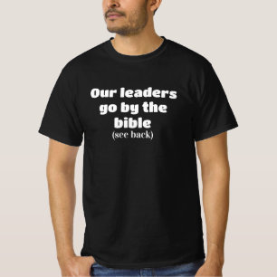 Funny Christian political leaders T-Shirt