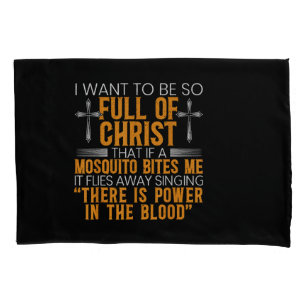 Funny Christian Religious Servant Of God Faithful Pillowcase