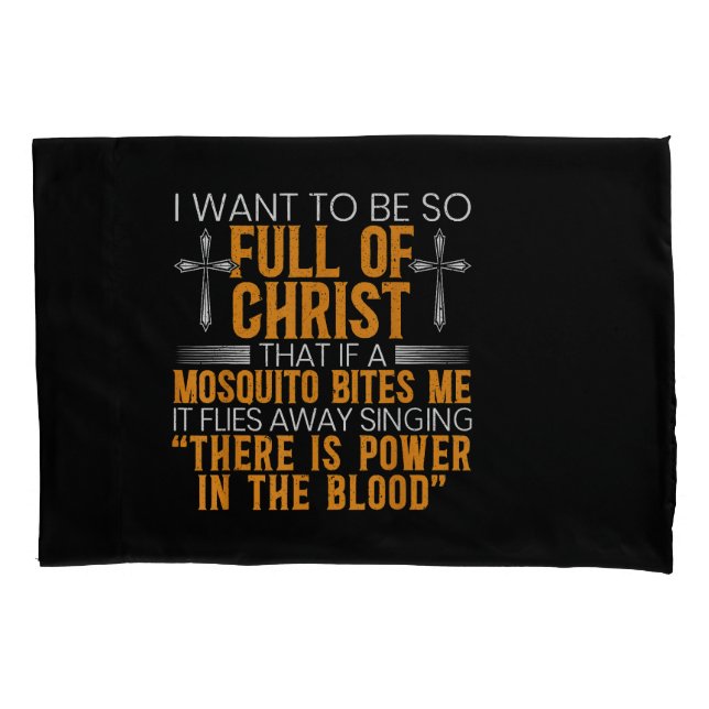 Funny Christian Religious Servant Of God Faithful  Pillowcase (Front)