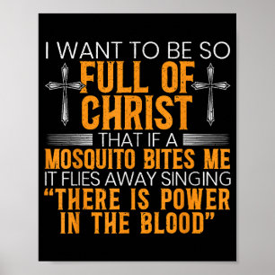 Funny Christian Religious Servant Of God Faithful  Poster