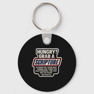 Funny Christian Scripture Bible Verse Quote Matthe Keychain