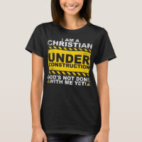 Funny Christian Under Construction Gift Catholic M