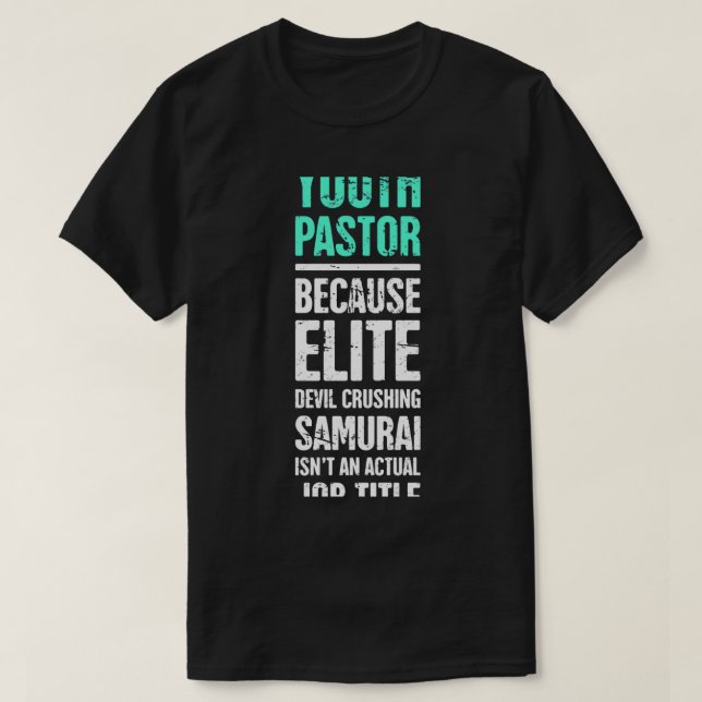 Funny Christian Youth Pastor Definition T-Shirt (Design Front)