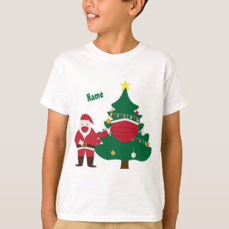 Funny Christmas 2020 Santa and decorated tree T-Shirt