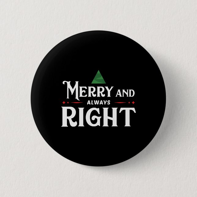 Funny Christmas      2 Inch Round Button (Front)