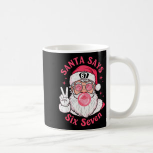 Funny Christmas 67 Meme Brain Rot Santa Claus Xmas Coffee Mug