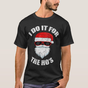Funny Christmas Adult Naughty Dirty Pajama, Ho Pj, T-Shirt