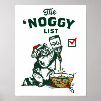 Funny Christmas Art: Christmas Party Poster Decor