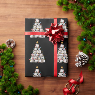 Funny Christmas Bathroom Toilet Paper Tree Humor