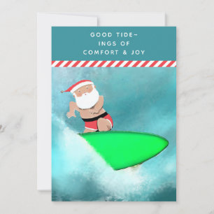 Funny Christmas Beach Holiday Card
