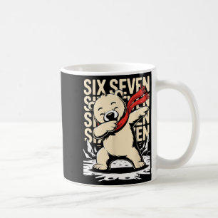 Funny Christmas Bear Dabbing Xmas Dab Six Seven 67 Coffee Mug