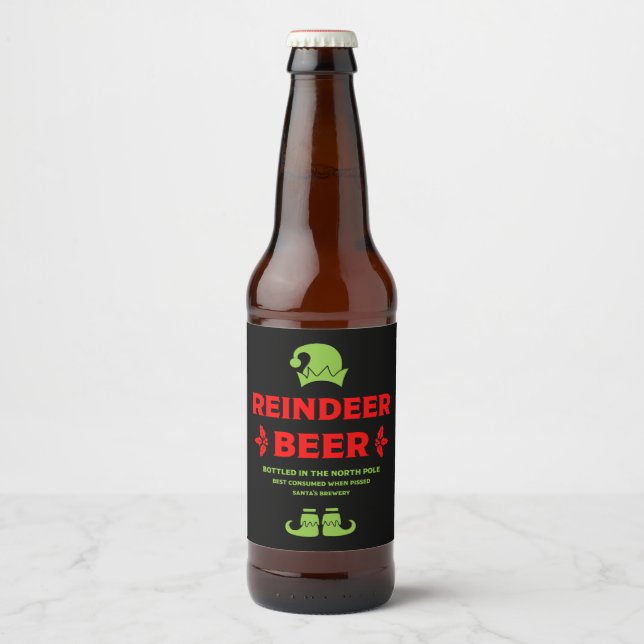 Funny Christmas Beer Labels (Front)