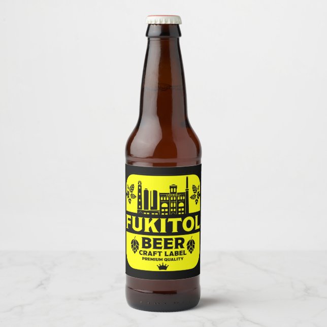 Funny Christmas Beer Labels (Front)