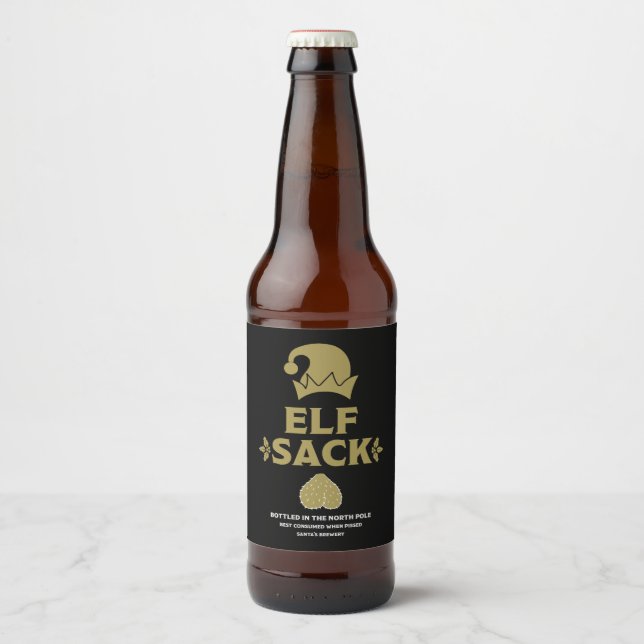 Funny Christmas Beer Labels (Front)