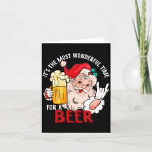 Funny Christmas Beer Meme Most Wonderful For Craft Card