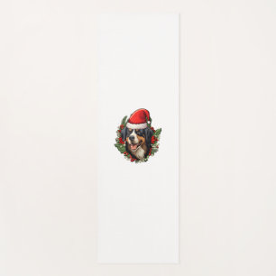 Funny Christmas Bernese Mountain Dog Yoga Mat
