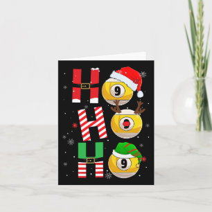 Funny Christmas Billiards Ho Ho Ho Xmas Matching P Card