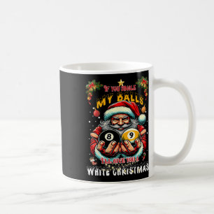 Funny Christmas Billiards Santa Jingle My  Coffee Mug