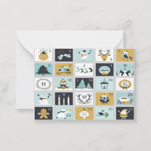 Funny Christmas Calendar Card