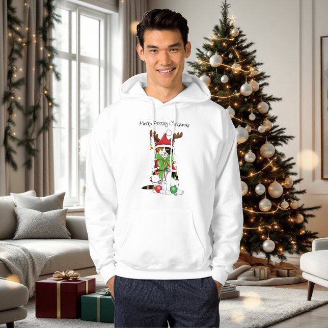 Funny Christmas Calico Cat Hoodie (Creator Uploaded)