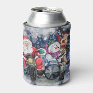 Funny Christmas Can Cooler Happy Best Friends