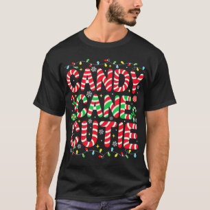 Funny Christmas Candy Cane Lover Crew Xmas Candy T-Shirt