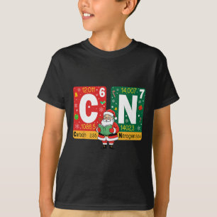 Funny Christmas Carbon Nitrogen 67 Meme Chemistry T-Shirt